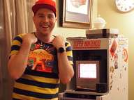 Me holding my EarthBound box at age 38